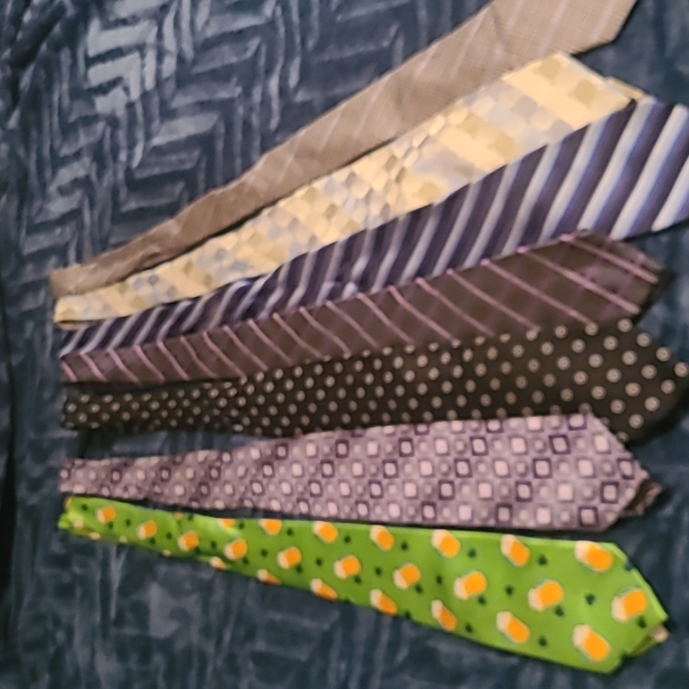 Ties  all different brands all different colors